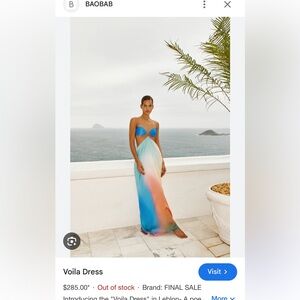 BAOBAB viola dress in Leblon Sold out color!